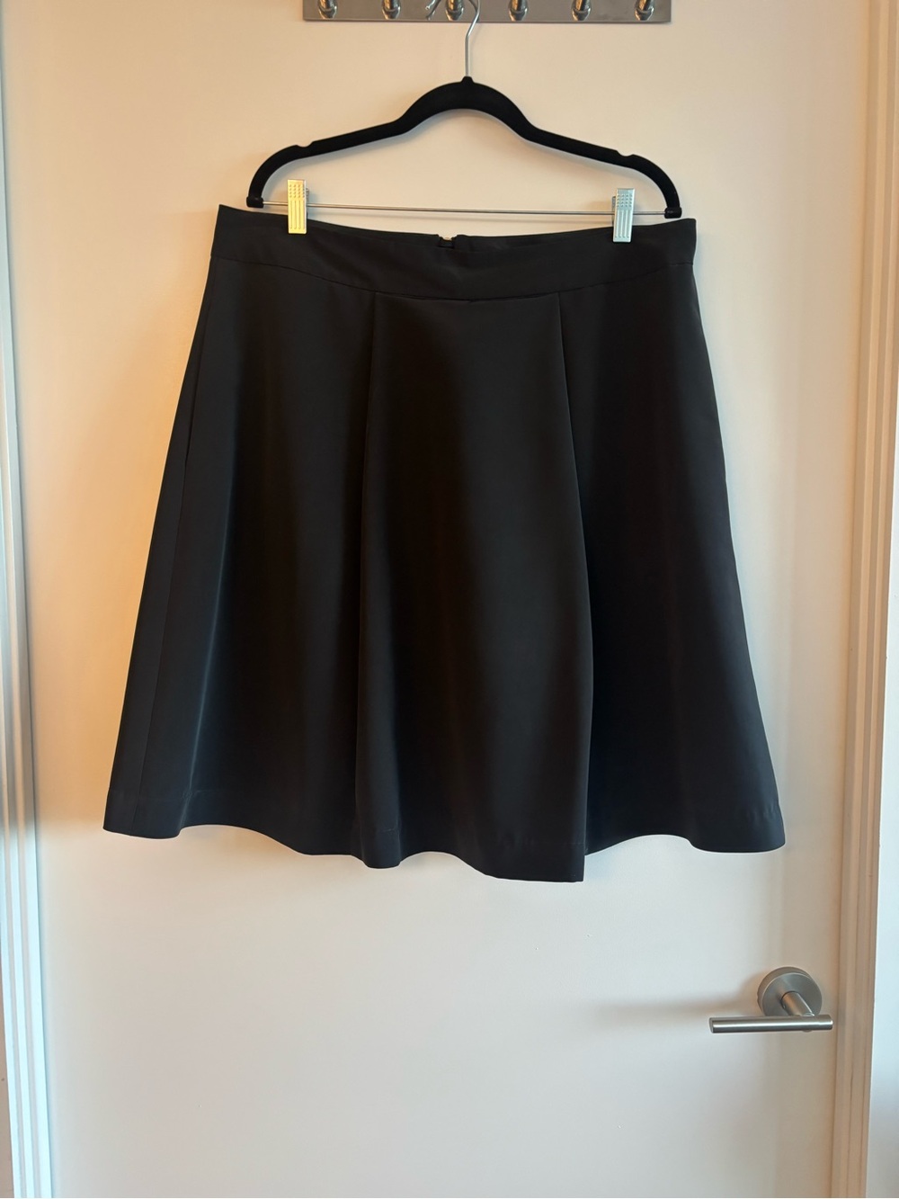 Pink Tartan Black Circle Skirt